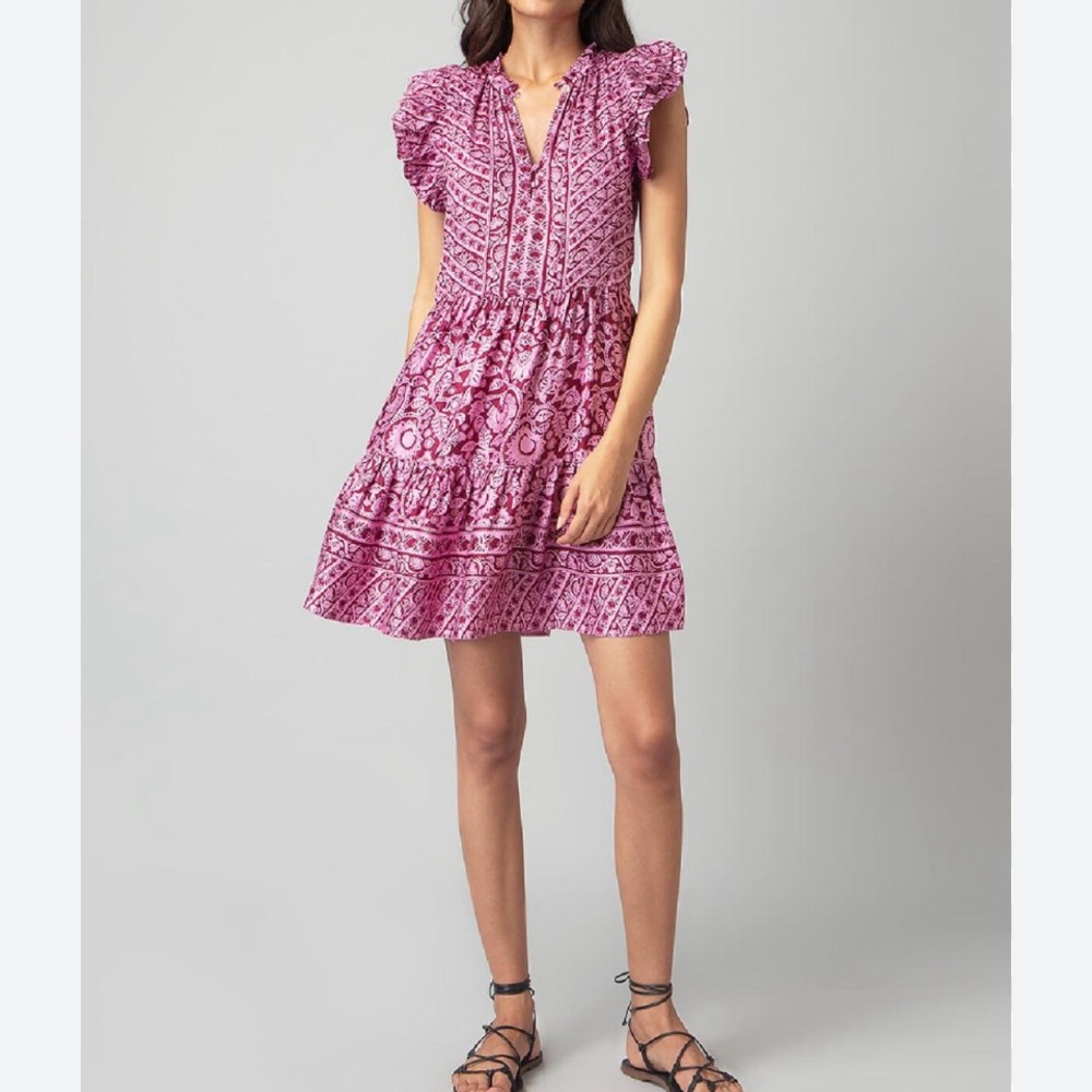 Omika Wilora Dress, Tanvi Berry, Size M, Excellent Condition